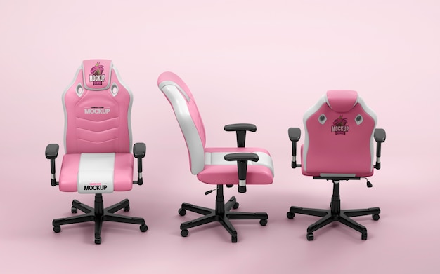 Gamer's chair-mockup-design