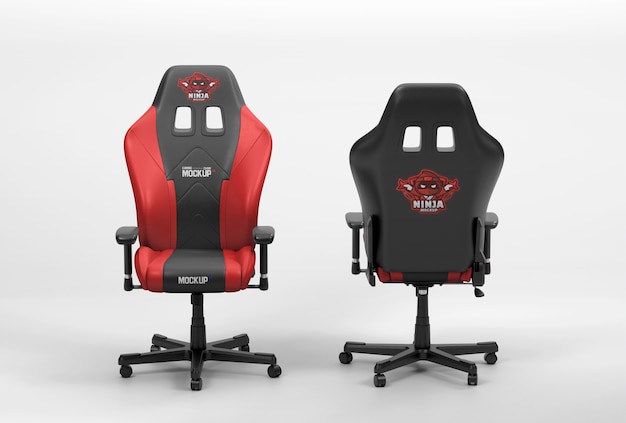 Gamer's chair-mockup-design