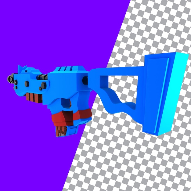 Gaming GUN isolierte 3D-Darstellung