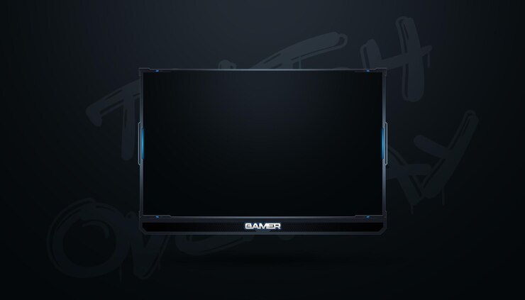 PSD gaming twitch stream overlay (sovrapposizione di stream di gioco twitch)