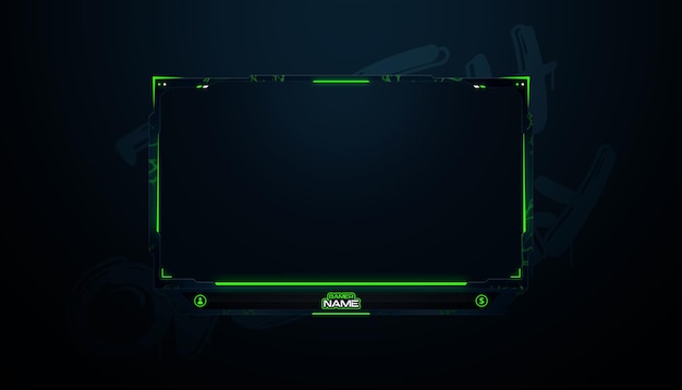 Gaming Twitch Stream Overlay (sovrapposizione di stream di gioco Twitch)