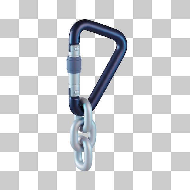 Gancho de seguridad Icono 3D