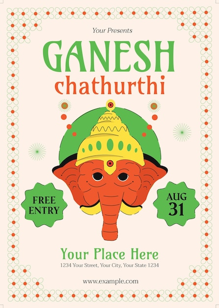 Ganesh Chathurthi Flyer