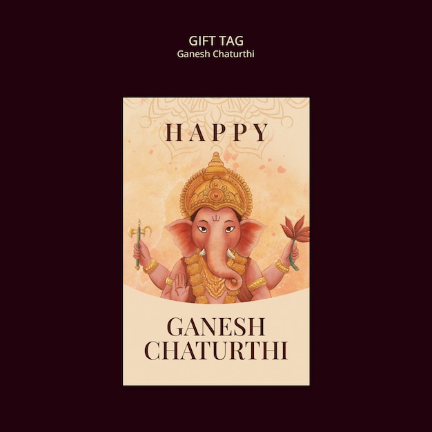 Ganesh Chaturthi Vorlage Design