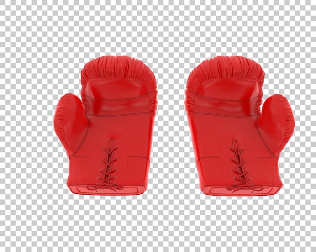 PSD gants de boxe isolés sur fond transparent illustration de rendu 3d