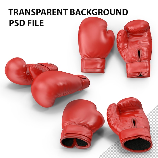 PSD gants de boxe png