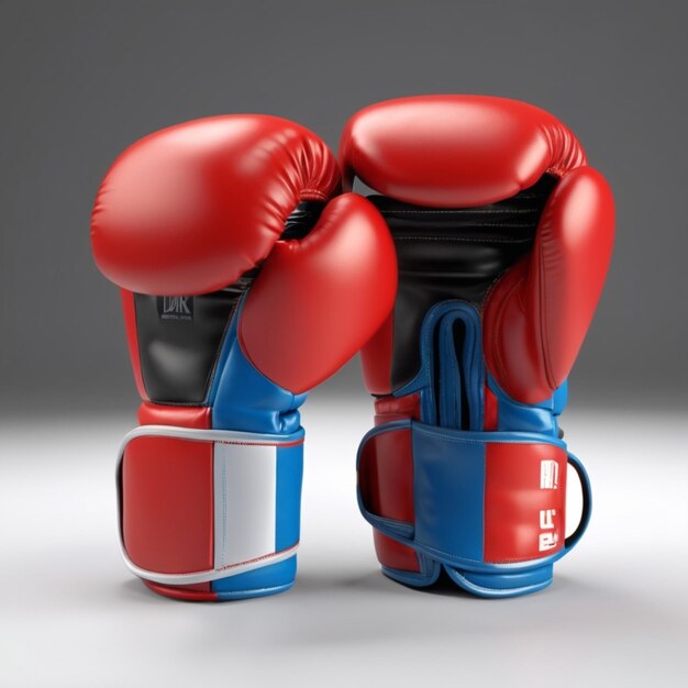 PSD gants de boxe psd sur fond blanc