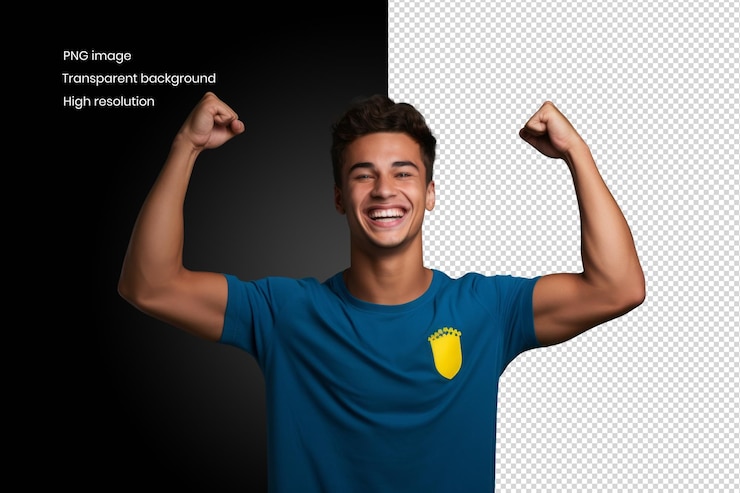 PSD un garçon brésilien souriant