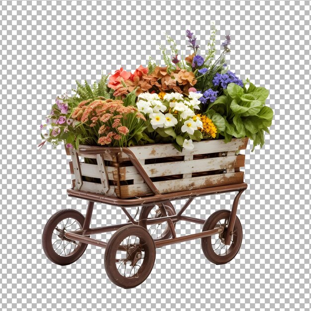 PSD garden_cart auf durchsichtigem hintergrund isoliert