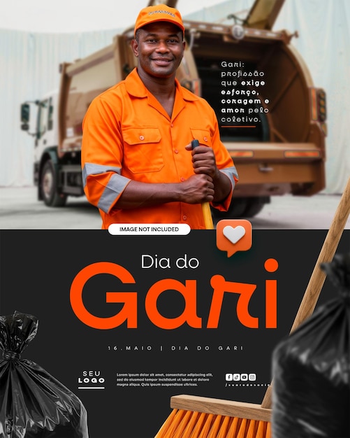 Gari-Tag 16. Mai Social-Media-Post Gedenkdatum Tribut Brasilien Welt