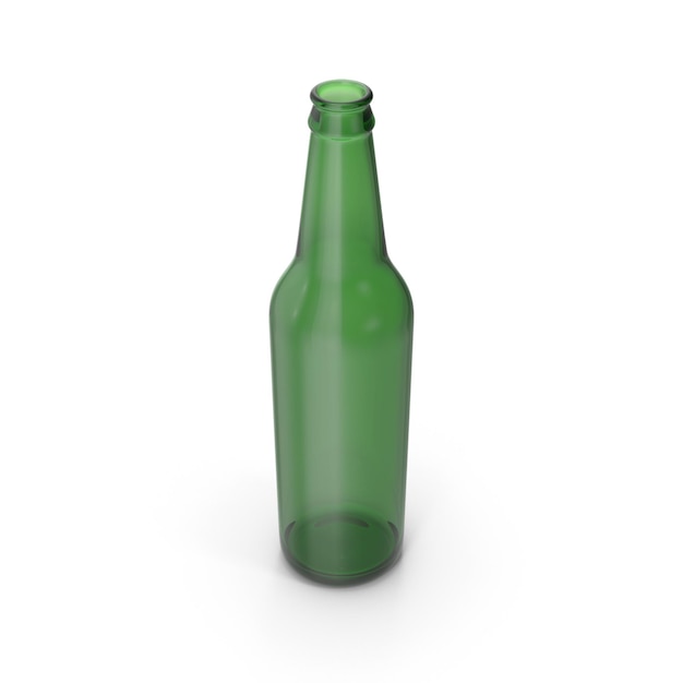 Garrafa de cerveja de vidro verde