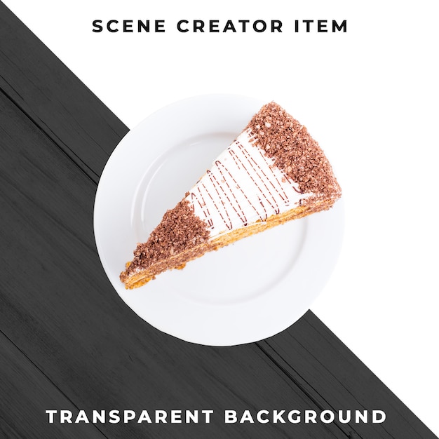 Gâteau de boulangerie PSD transparent