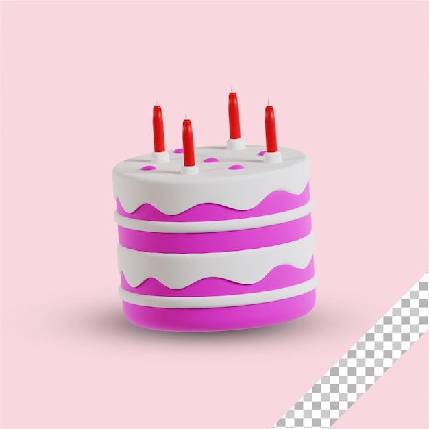 Gâteau Illustration 3d