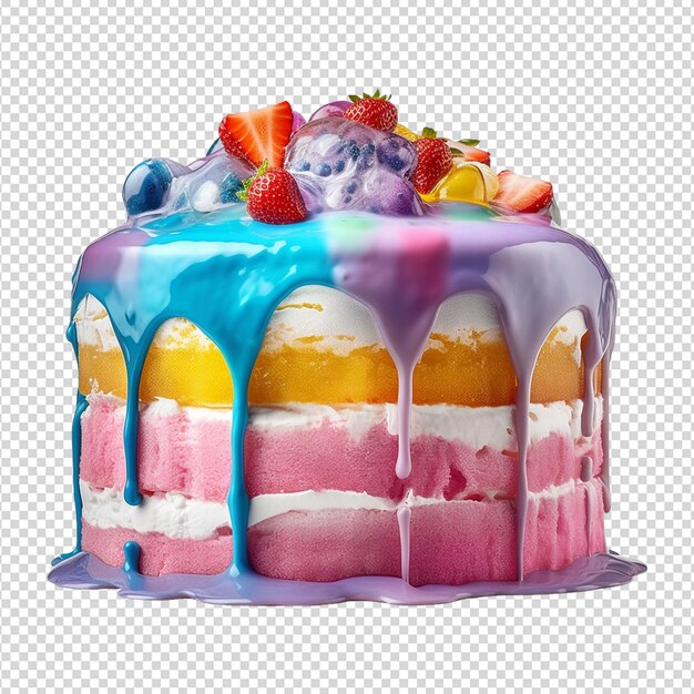 PSD gâteau de rendu 3d