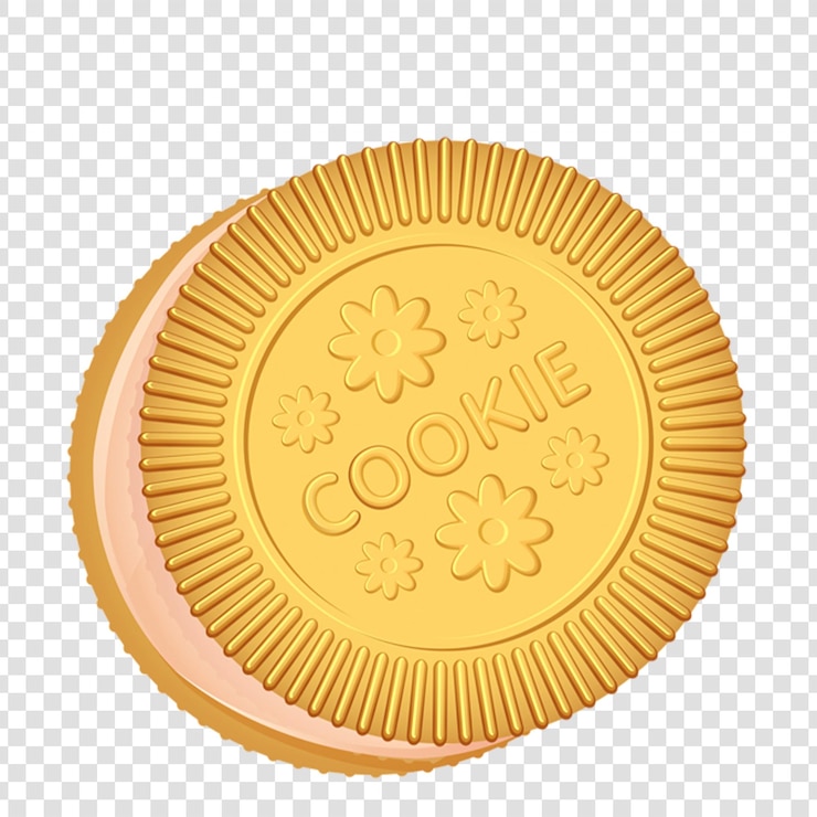 PSD le gâteau rond d'or