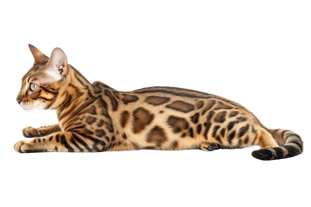 Gatinho fofinho e bonito isolado em fundo branco Fotografia de animais de estimação de estúdio AIG57