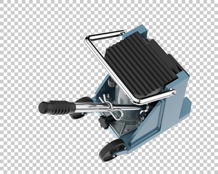 PSD gato de coche aislado en la ilustración de renderizado 3d de fondo transparente