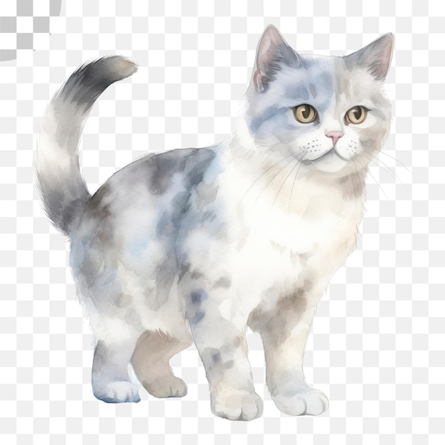 PSD un gato con una cola que dice gato png - gato png descargar