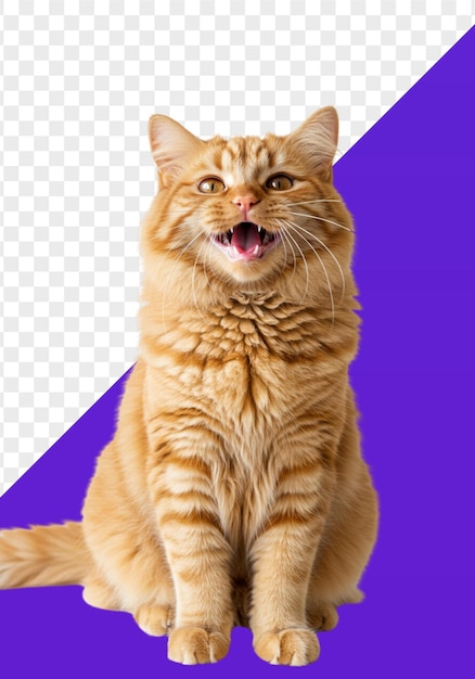 Gato Laranja Feliz