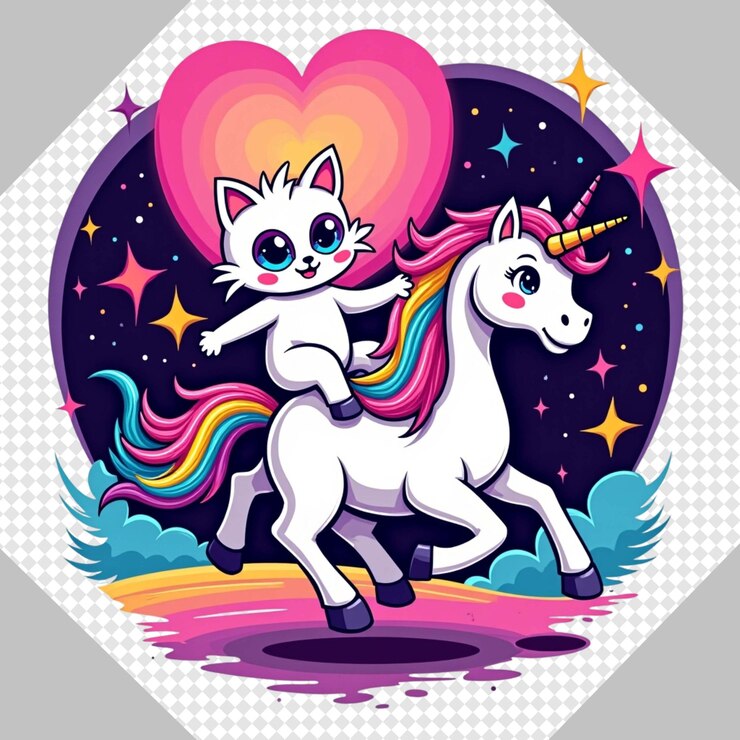 PSD gato único enamorado día de san valentín gráficos png transparentes celebran el día de san valentine