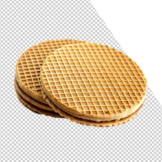 une gaufre est sur une grille avec une grille de papier qui dit " gaufre "