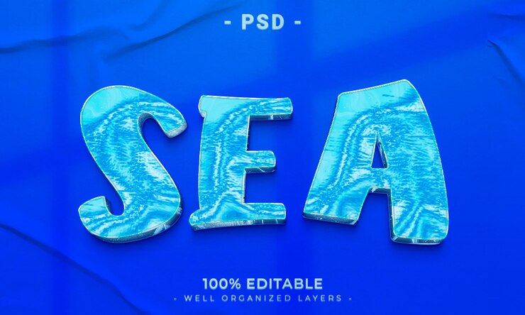 PSD gaya efek teks 3d yang bisa diedit dengan latar belakang