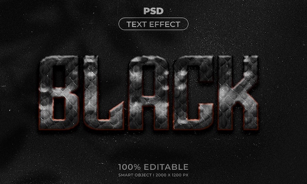 Gaya efek teks 3D yang bisa diedit dengan latar belakang