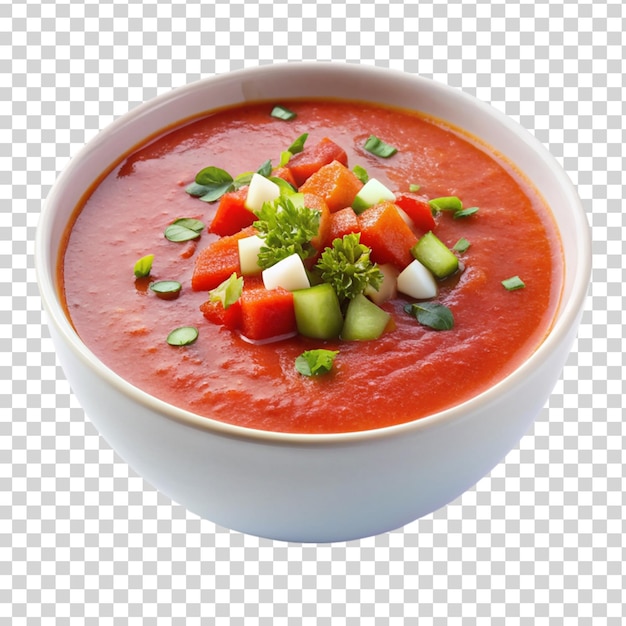 Gazpacho Isolé Sur Un Fond Transparent