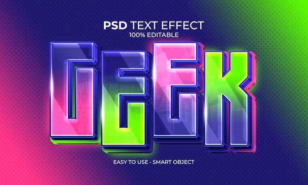 Geek-spiel-text-effekt