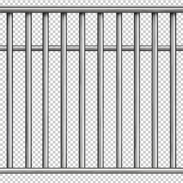 Gefängnisstangen aus Eisen