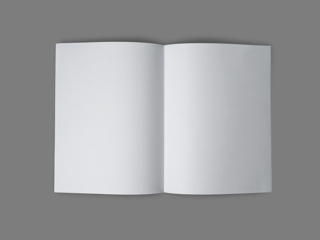 Gefaltetes Papier-Mockup Leer-Copy-Raum Weiß-Papier-Vorlage