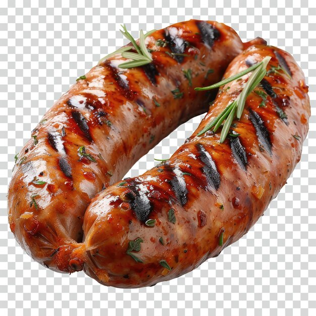 PSD gegrillte wurst durchsichtiger hintergrund