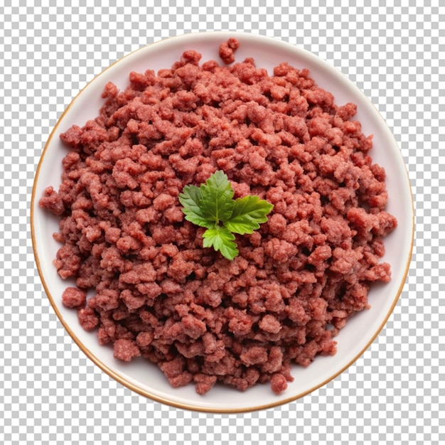 Gehacktes Hamburger, weiß gehacktes Lamm