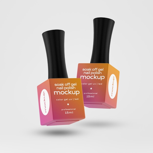 PSD gel nagellack-mockup abweichen