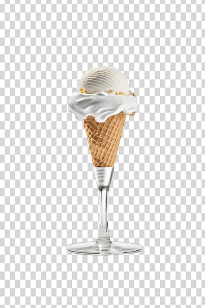 PSD gelado de waffle cone psd para o seu próximo piquenique