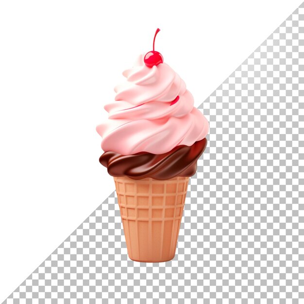 PSD gelado em 3d