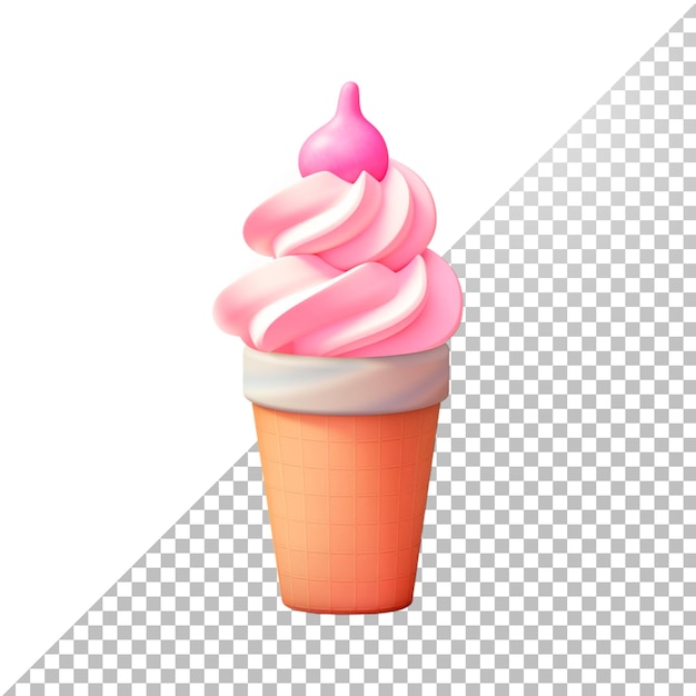 PSD gelado em 3d