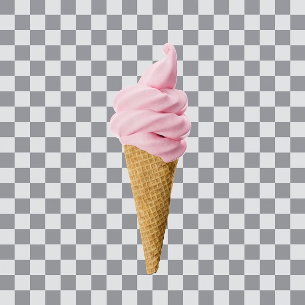 Gelato 3D con canale alfa