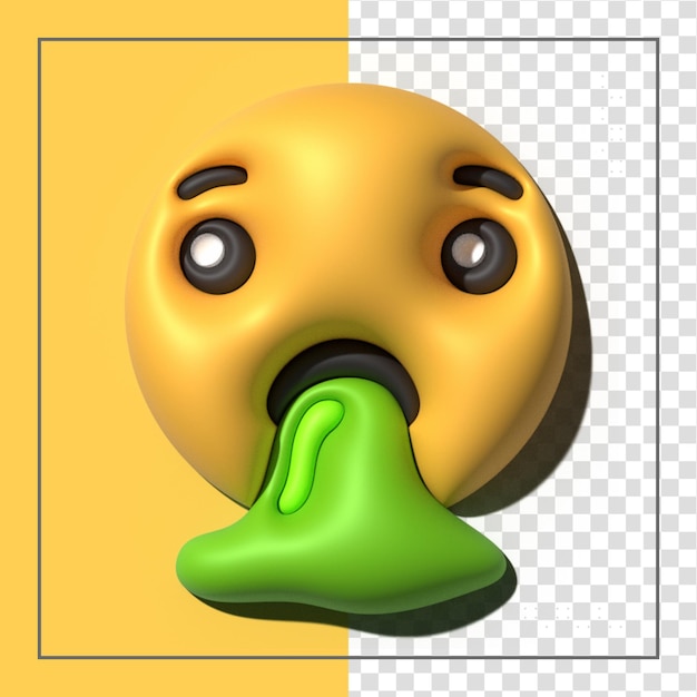 PSD gelbe emoji lieben emoticons gesichter mit mimik 3d stilisierte emoji-symbole