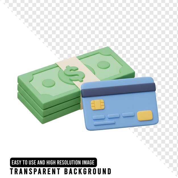 Geld und Kreditkarte