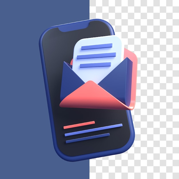 Geldbörse in 3D-Render für grafische Asset-Webpräsentation oder andere