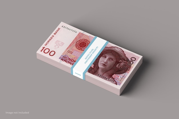 Geldstapel-Mockup