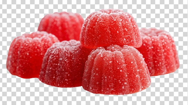 PSD la gelée de framboise isolée sur un fond transparent