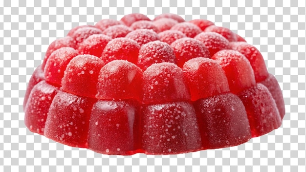 PSD la gelée de framboise isolée sur un fond transparent