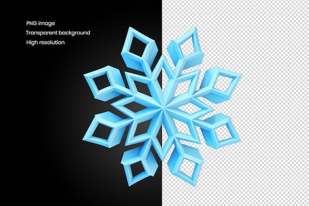PSD gema reluciente icono simple de un copo de nieve reluciente