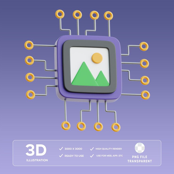 PSD generador de imágenes 3d de psd ai ilustración
