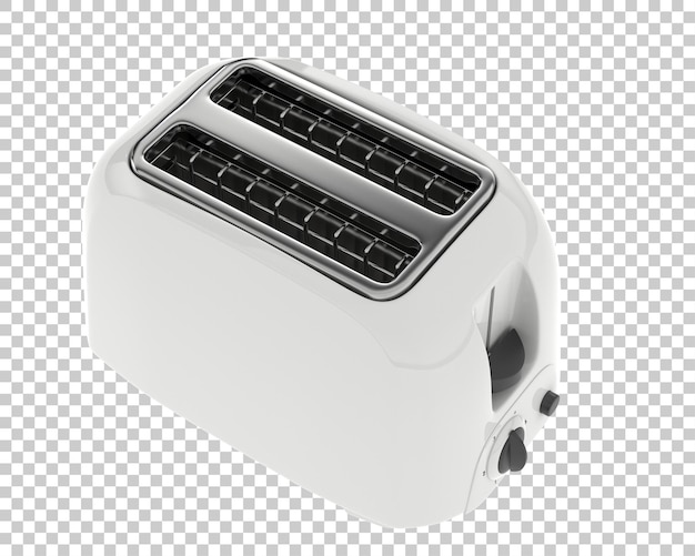 Generischer Toaster auf transparentem Hintergrund 3D-Darstellung