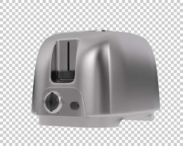 PSD generischer toaster auf transparentem hintergrund 3d-darstellung