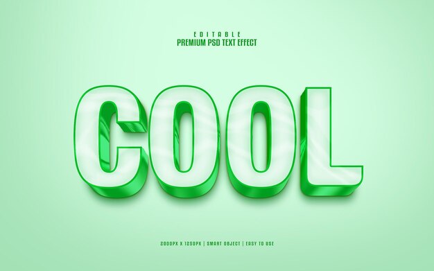 Genial efecto de texto psd premium editable