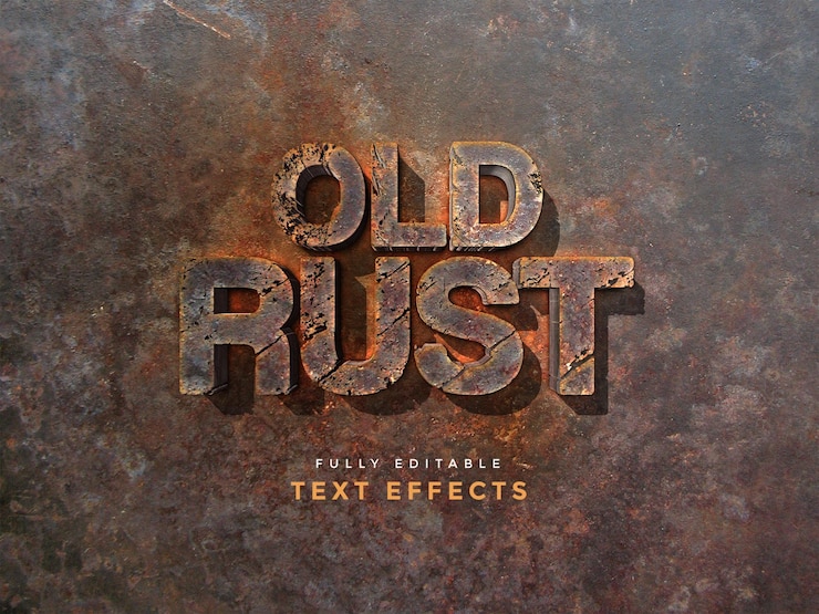 PSD genial estilo de efecto de texto 3d editable